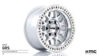 KMC KM549 GRS | 17X9 | GLOSS SILVER WITH MACHINED FACE