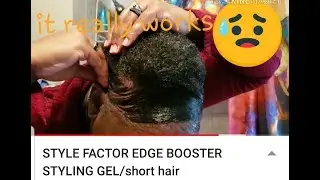STYLE FACTOR EDGE BOOSTER STYLING GEL/short hair