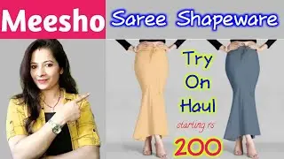 Meesho Saree shapeware under Rs 500 | Shapeware haul | Tips of garima