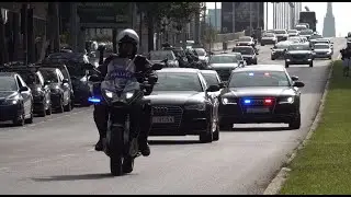 Dutzende POLIZEIESKORTEN in WIEN bei Weltkonferenz | 07.09.2021