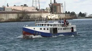 L&R Fishing Boat Heading South From Lake Huron