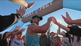Local fitness coach finishes 25 marathons in 1 year to inspire kids