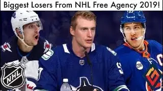 Biggest Losers From NHL Free Agency 2019! (Hockey Free Agents News & Penguins/Canucks Rumors Talk)