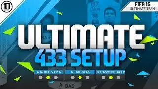THE ULTIMATE 433 SETUP! - FIFA 16 Ultimate Team
