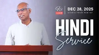 Join us LIVE for our Hindi Worship Service | Starts from 9am IST