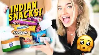 Trying Indian Snacks for the FIRST TIME! (testing try treats so you don't have to)