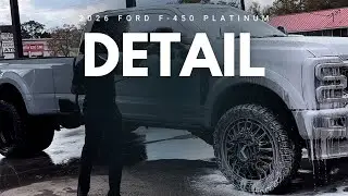 2026 Ford F-450 Platinum// PPF,Tint,Coating detail