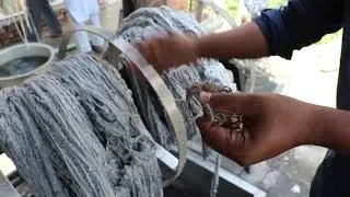 The Rug Making Process: Part 2 - Dyeing (Banana Silk)