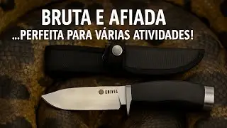 🔪 Faca Rossi Anaconda A&ccedil;o 420: Qualidade no Dia a Dia por um Pre&ccedil;o Imbat&iacute;vel! 💥🐍