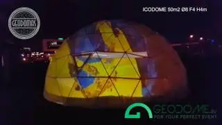 Dome Projection  | Kupolai, paviljonai | Geodesic Dome | Kopuła | Namiot Kulisty |
