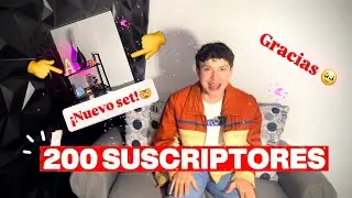 ✨ &ldquo;Llegamos a 200 suscriptores 🥺❤️ Arm&eacute; mi nuevo set y les habl&eacute; desde el coraz&oacute;n&rdquo;