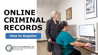 Criminal Records Portal Registration Guide