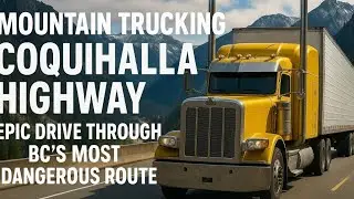 Mountain Trucking on the Coquihalla Highway | Epic Drive Through BC&rsquo;s Most Dangerous Route!