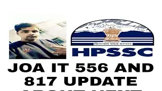 JOA IT 556 AND 817 UPDATE...