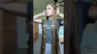 I&rsquo;m obsessed 🤩 #hair #hairwrap #beadedbraid #braids #longhair #hairstyles #4thofjulyweekend
