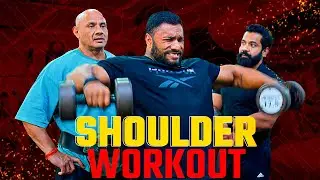 Shoulder Workout With Guru Ji And Rajveer Shishodia|| Bulking Series