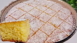 بسبوسة كيك 😋 سهلة اقتصادية لذيذة جدا وبحجم عائلي هشيشة متشبعوش منها مستحيل تجربيها ومتعوديهاش