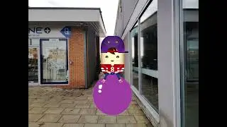 Benny bouncing on his space hopper