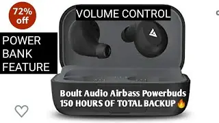 Boult Audio Airbass Powerbuds Prime Day Launched with Power Bank Feature and Volume Control option