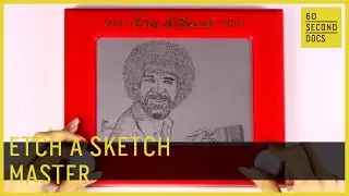 Эта принцесса создает шедевры на Etch A Sketch