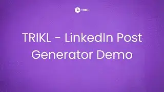 Trikl AI - LinkedIn post generator