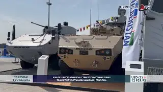 IDEX-2025 ko&lsquo;rgazmasida O&lsquo;zbekiston o&lsquo;zining zirhli&nbsp; transport vositalarini namoyish etmoqda