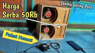 Box Cobre 5 inchi dan power mini Paket anak SD Murah - Box skema paling pass dan horeghhhh masZeh