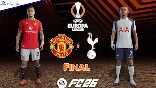 Manchester United vs. Tottenham Hotspur | UEFA Europa League | Match Simulation | FC 26 - PS5&trade;[4K]