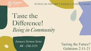 Sunday Morning Service 4th January 2026 @ 11.15am