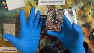 Dark Galaxy pack break! I got my first inferno #warhammer40k card!