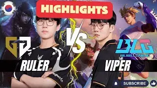 GEN Ruler vs BLG Viper HIGHLIGHTS - Ruler APHELIOS vs Viper EZREAL ADC - Patch 26.3 KR Ranked