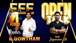 TG ECET-2025 || EEE STATE 4TH RANKER R GOWTHAM || OPEN TALK WITH INZAMAM  || SAIMEDHA KOTI