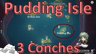 3 Conches at Pudding Isle (Southeast of Golden Apple Archipelago)