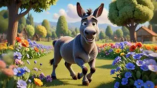 The Dancing Donkey Woke Me Up 🐴💃 | Funny Kids Rhyme | Preschool Adventure