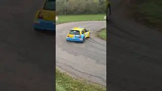 Rallye des Bauges 2024 MERME Loic & LAURENT Corentin clio s1600 #rallye #rally #shorts #like