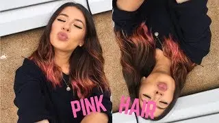HOW TO: DYE YOUR TIPS PINK AT HOME | Tania D. Reyes