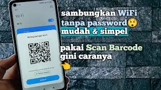 Cara scan barcode wifi