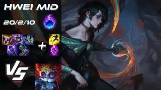 MID Hwei vs Heimerdinger - EU Grandmaster Patch 14.22