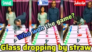 Glass dropping by straw full video...🪄🪄🪄 #challenge #games #gaming #viralvideo 