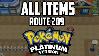 EVERY Item in Route 209 - Pok&eacute;mon Platinum