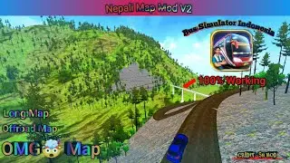 Nepali village map mod v2 for bus simulator indonesia|| Bus simulator indonesia|@AmanBGaming