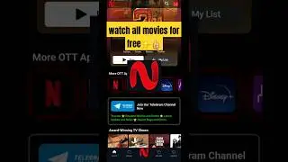 WATCH  NETFLIX , PRIME  VEDIO FOR FREE  ✨| #netflix #ott #subcription #free |