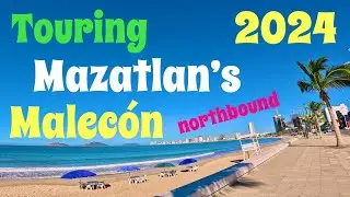 Exploring Mazatlan’s Famous Malecón on Two Wheels / Mesmerizing  Coastal Bike Ride in Mexico! 12/23