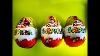 ASMR Amazing unboxing of chocolate eggs with surprises or toys?