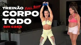 TREINO CORPO TODO PARA QUEIMAR GORDURA EM CASA (FULL BODY)