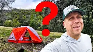Henry Coe State Park Backpacking + Tent Visitors ⛺