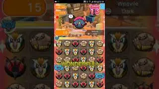 Pokemon Shuffle Mobile UX Stage 202 Weavile ITEMLESS『ポケとる スマホ版』