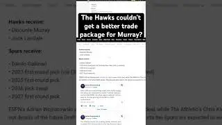The Atlanta Hawks Dejounte Murray trade is embarrassing! #nba #basketball #nbaoffseason
