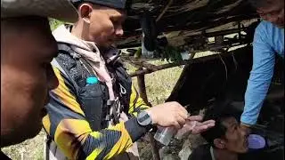 SebelumPenangkapan 2 Alat Berat Polisi temukan Warga namun Tidak Diamankan 
