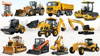 Construction Vehicles Names | Construction Vehicles for toddlers